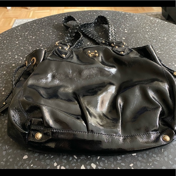 Michael Kors Black Patent Leather Bag - Picture 4 of 15